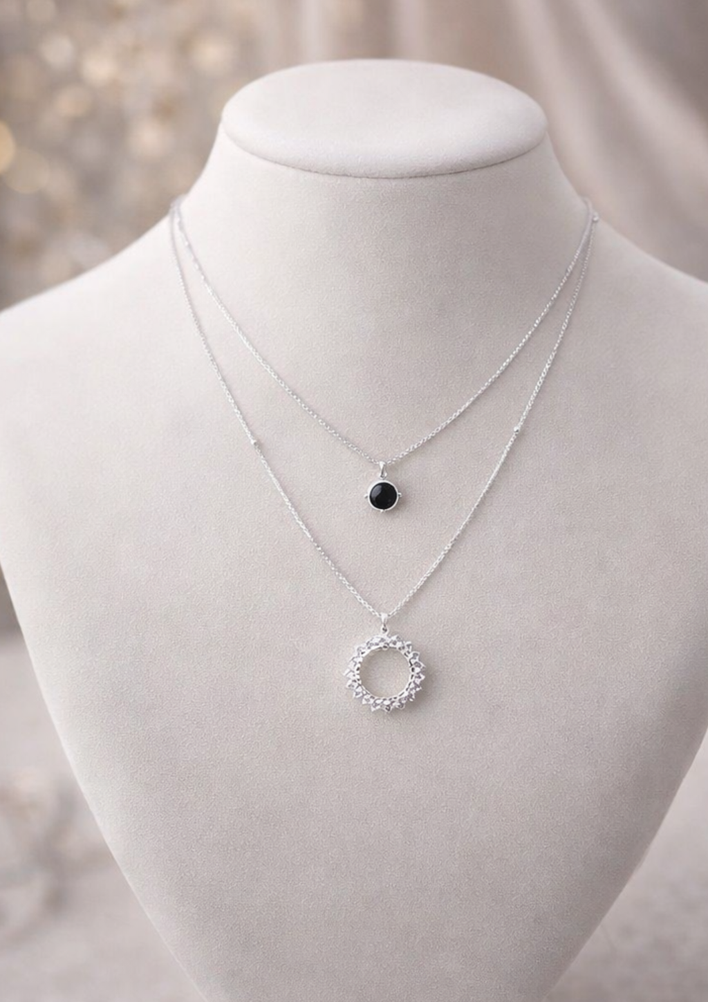 Elegant Two-Layer Luxe Necklace