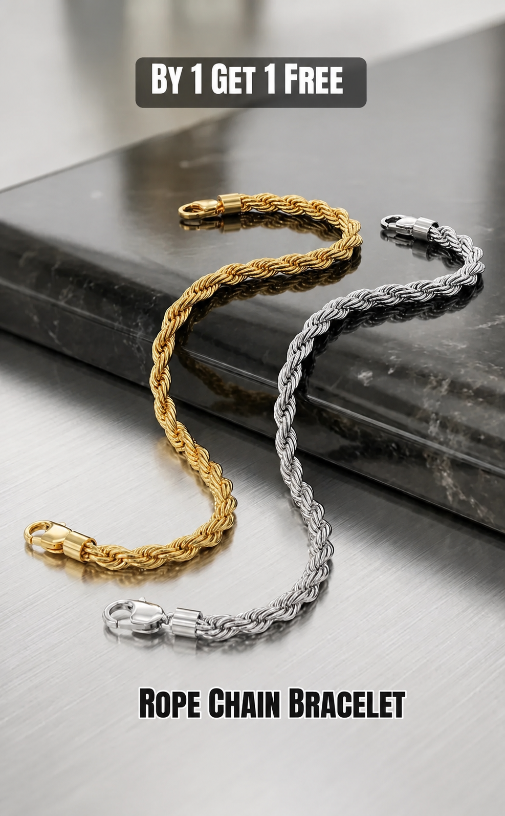 The Duo Rope Chain Bracelet