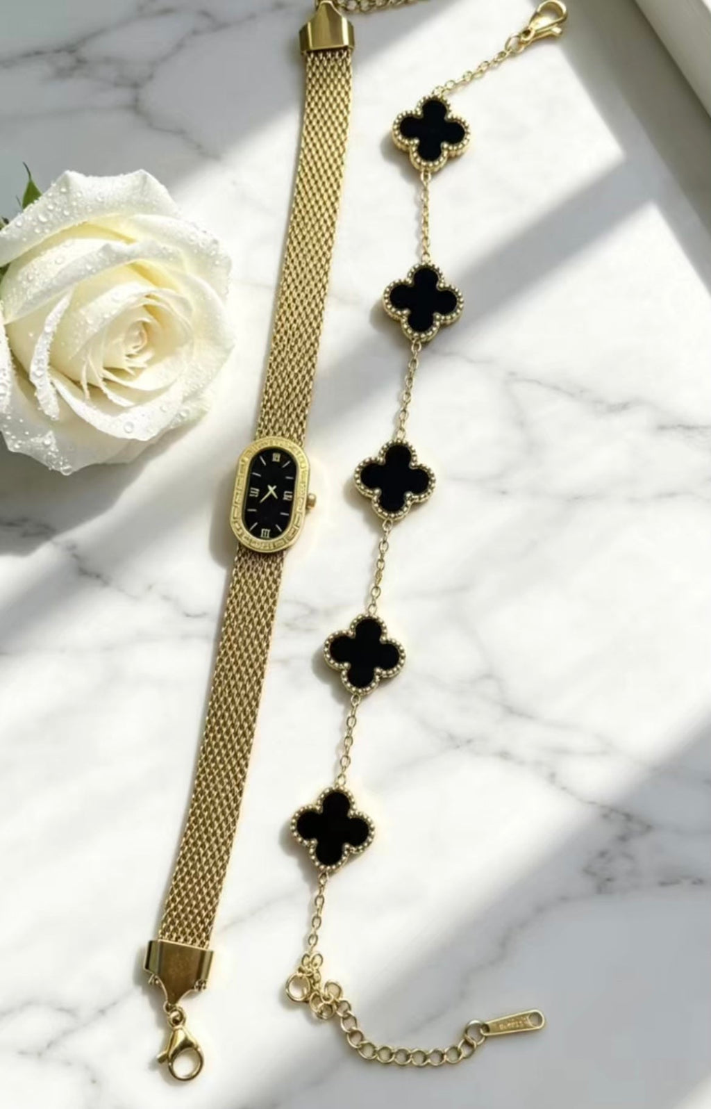 Premium Gold mesh Duo Set