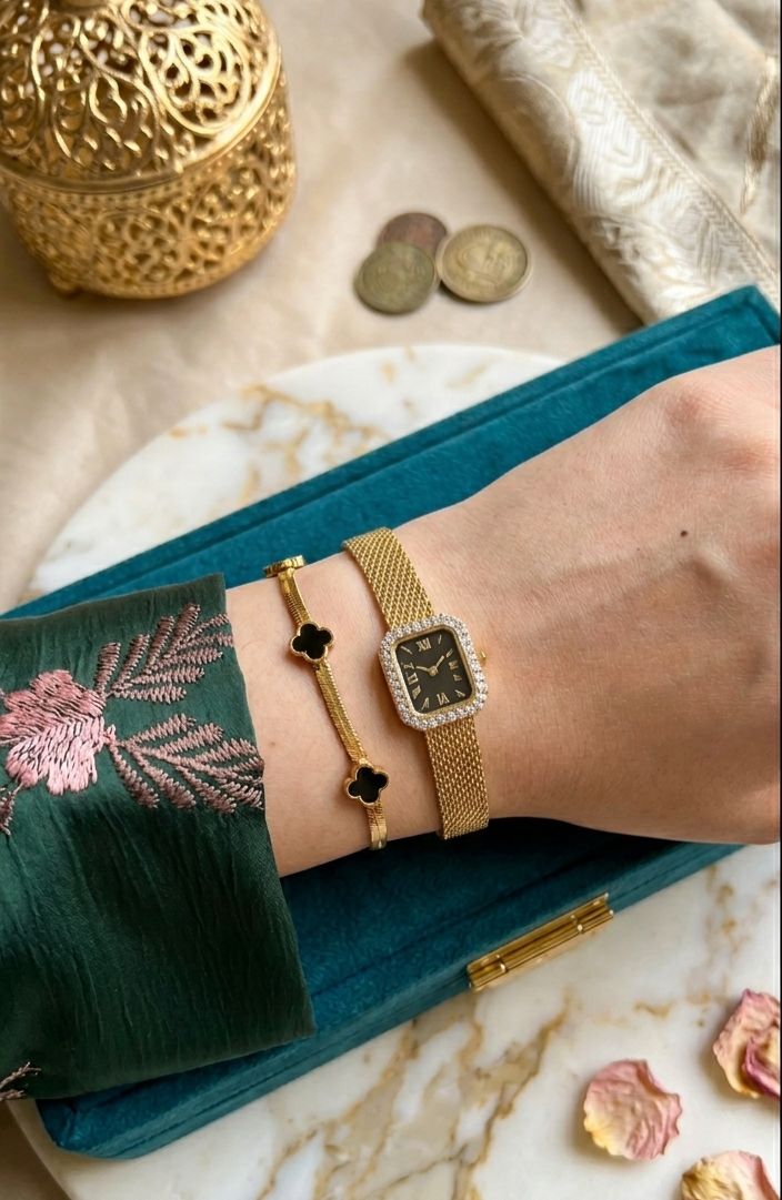 Designer Bling Bracelet Duo for Women