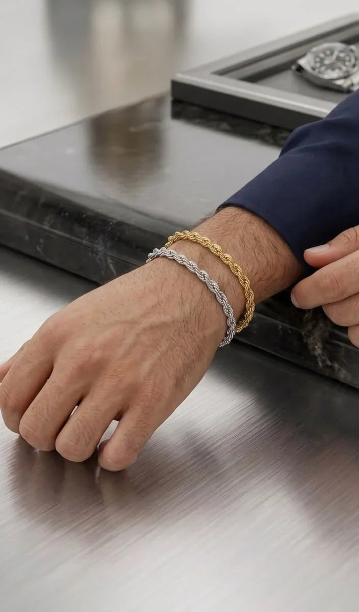 The Duo Rope Chain Bracelet